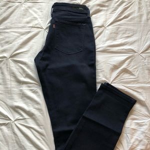 Navy blue high rise Levi’s jeans